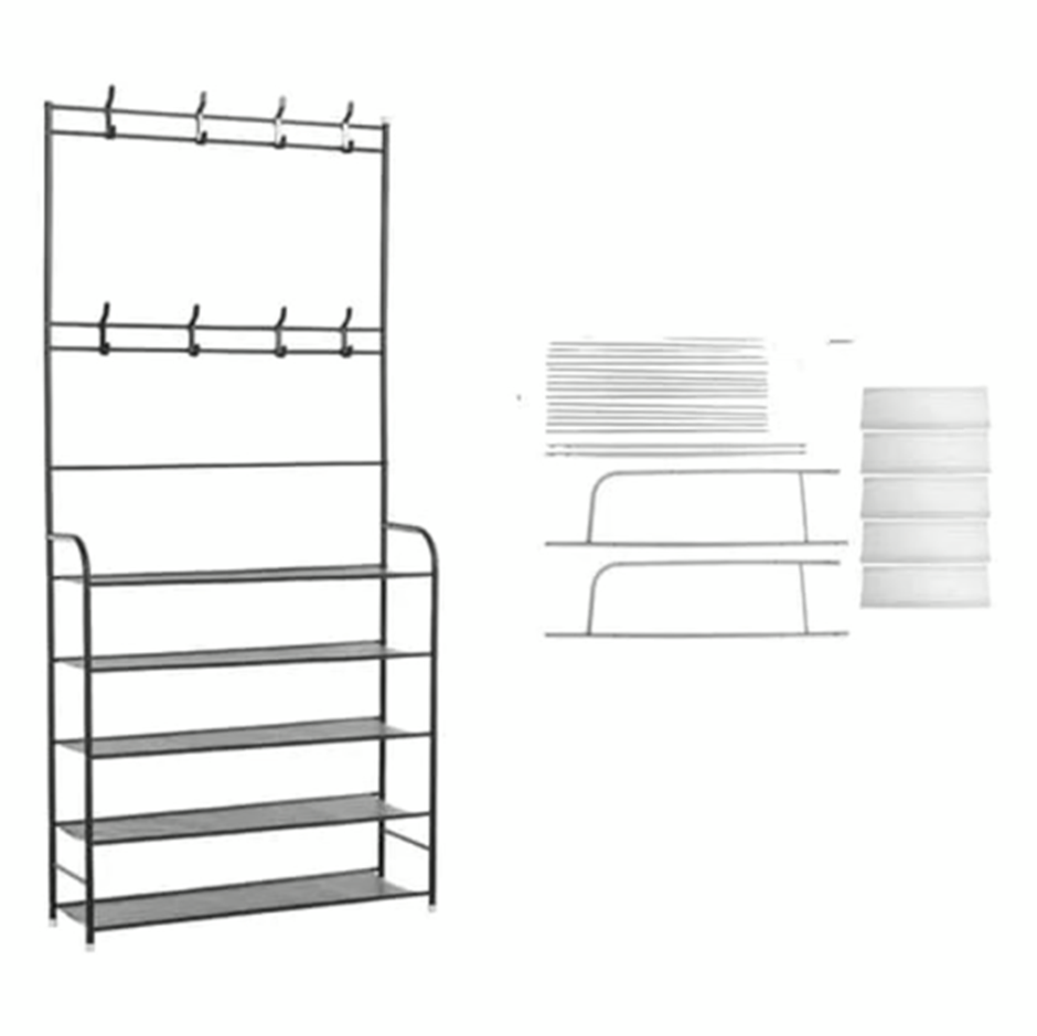 Miniatura 4 de Perchero Multifuncional Con Zapatero 4Nv