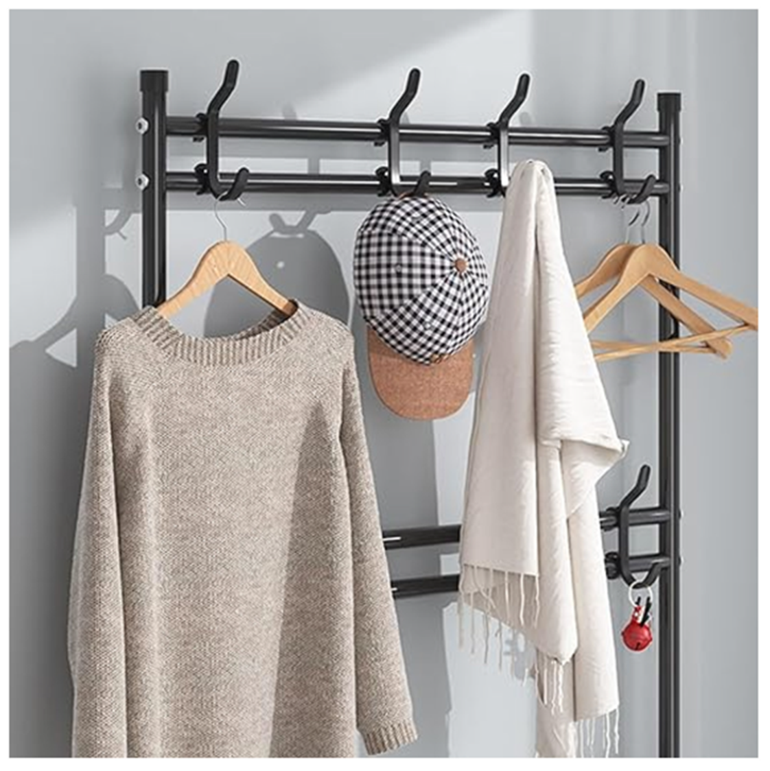 Miniatura 2 de Perchero Multifuncional Con Zapatero 4Nv