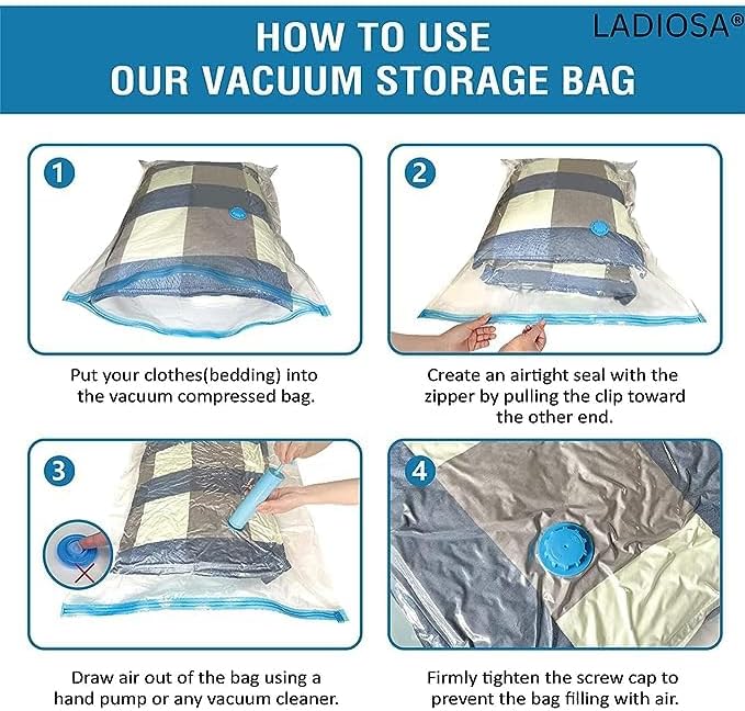 5 Bolsas De Vacío Para Resistentes Para