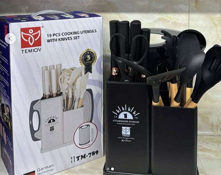 SET UTENSILIOS COCINA FINO TM-786