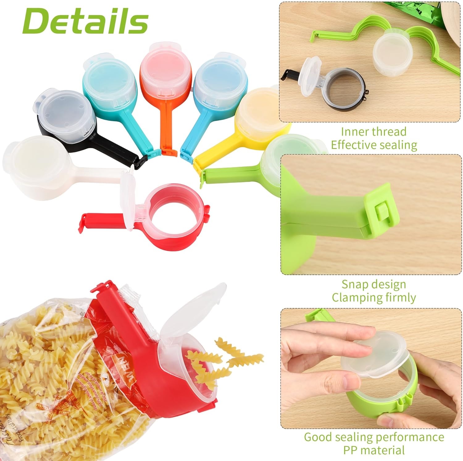 Miniatura 1 de Clips Sellador Para Bolsas De Alimentos