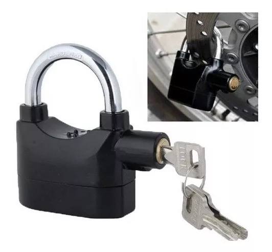 Miniatura 2 de Candado Alarma Inoxidable Para Moto