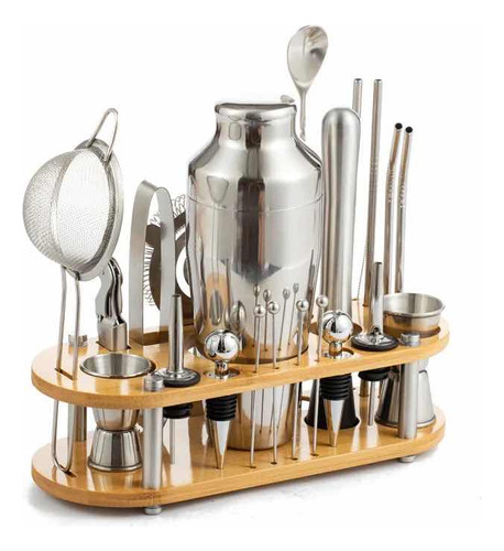 Miniatura 3 de Kit Coctelería Bar Profesional 23 Piezas
