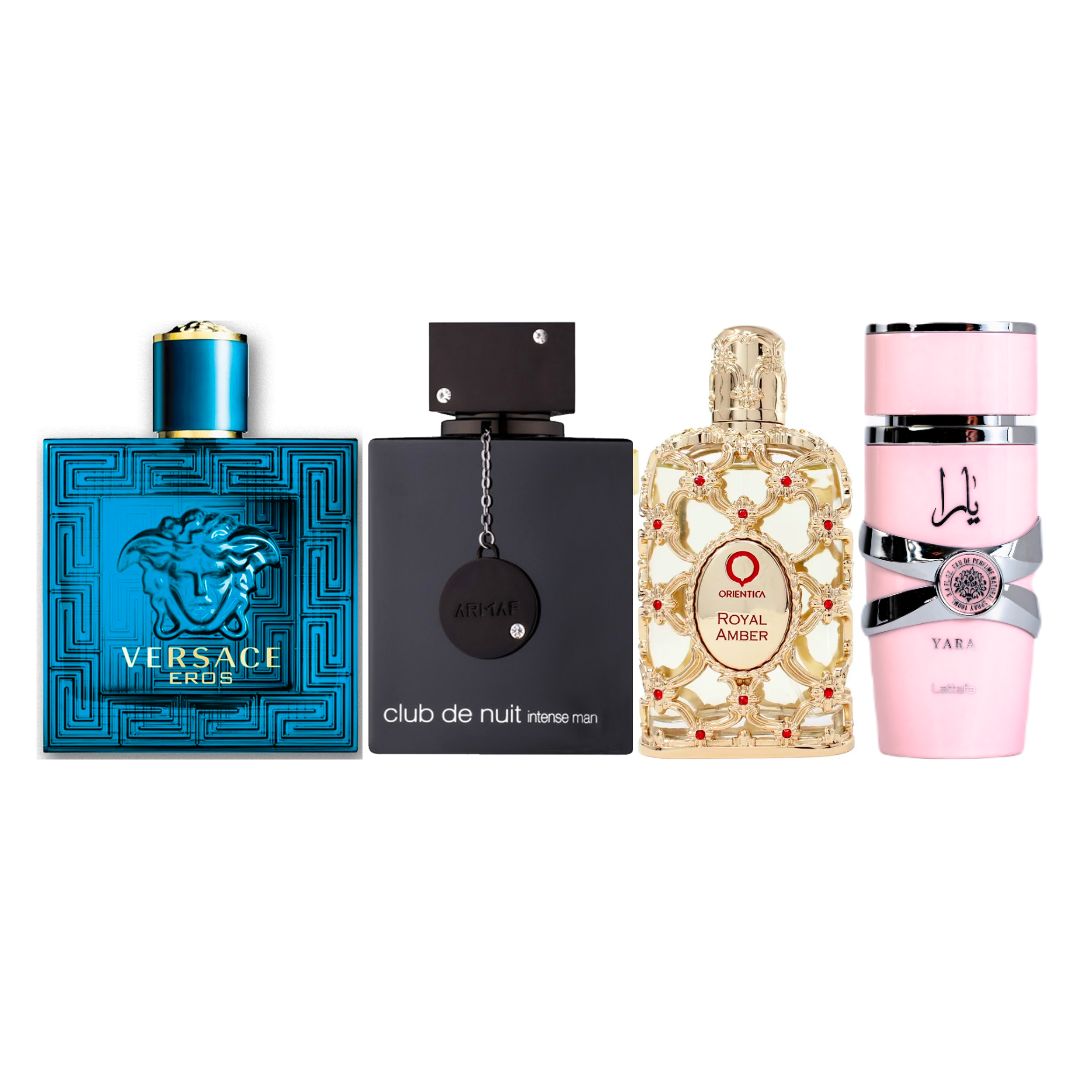 PERFUMES EROS+CLUBFULL+ROYAL+YARA