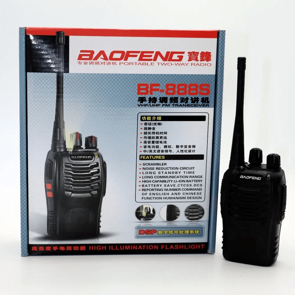 Combo 2 Radios Baofeng Bf-888