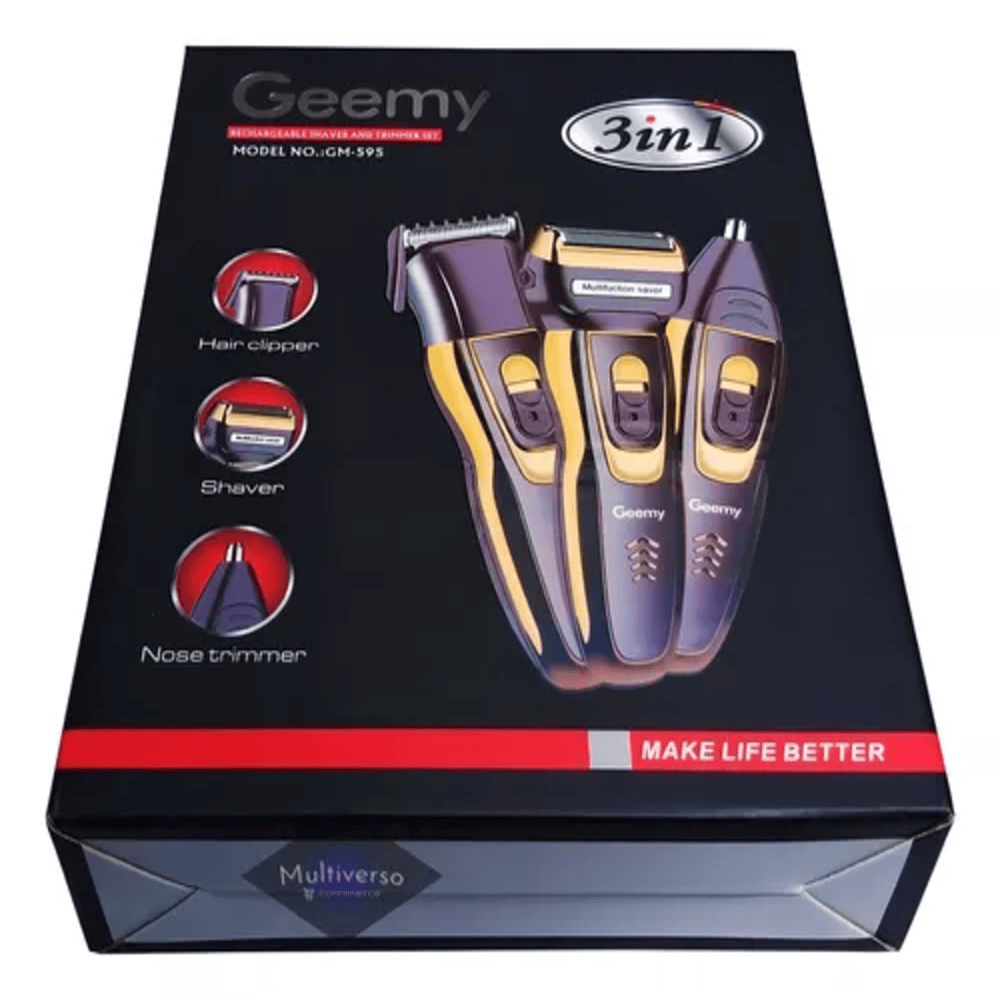 Miniatura 6 de Maquina Afeitadora 3 En 1 Dorada