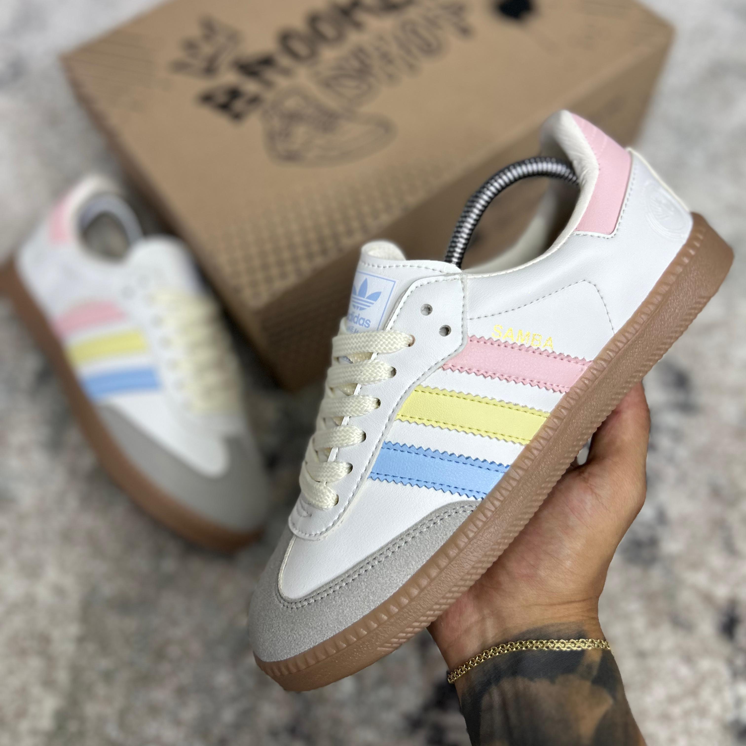 Tenis Adidas Samba Tricolor Dama