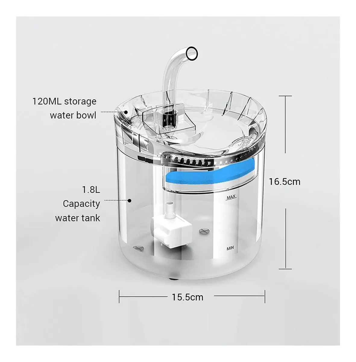 Miniatura 2 de Fuente Para Gato Bebedero Para Mascotas