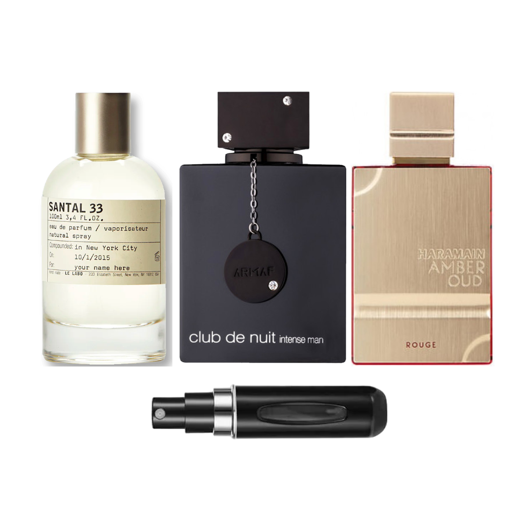 SANTAL33+CLUBFULL+AMBERROUGE+PERFUMERO