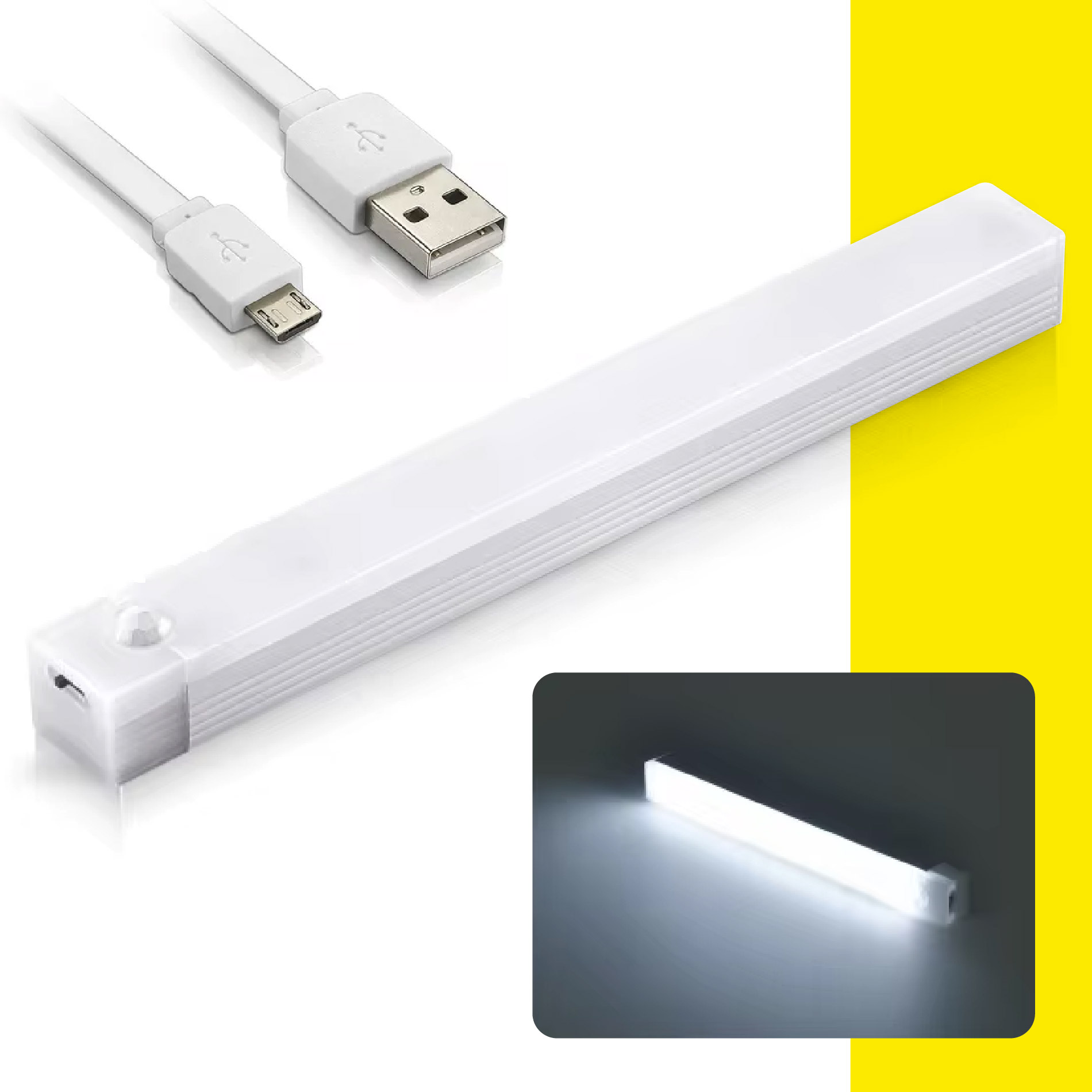 Miniatura 7 de Lampara Sensor Movimiento Magnetica 20cm