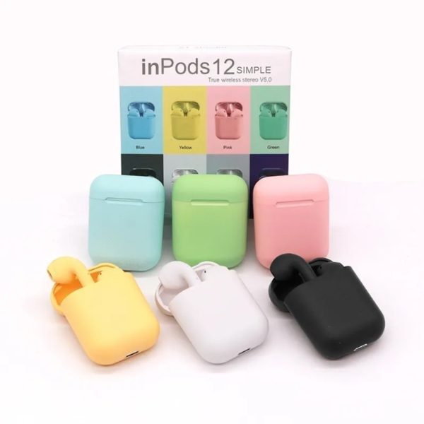 Audífonos Inpods 12 Multicolor Touch 5.0