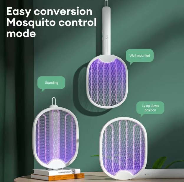 Miniatura 2 de Raqueta Mata Moscas/zancudos 4 En 1 Reca