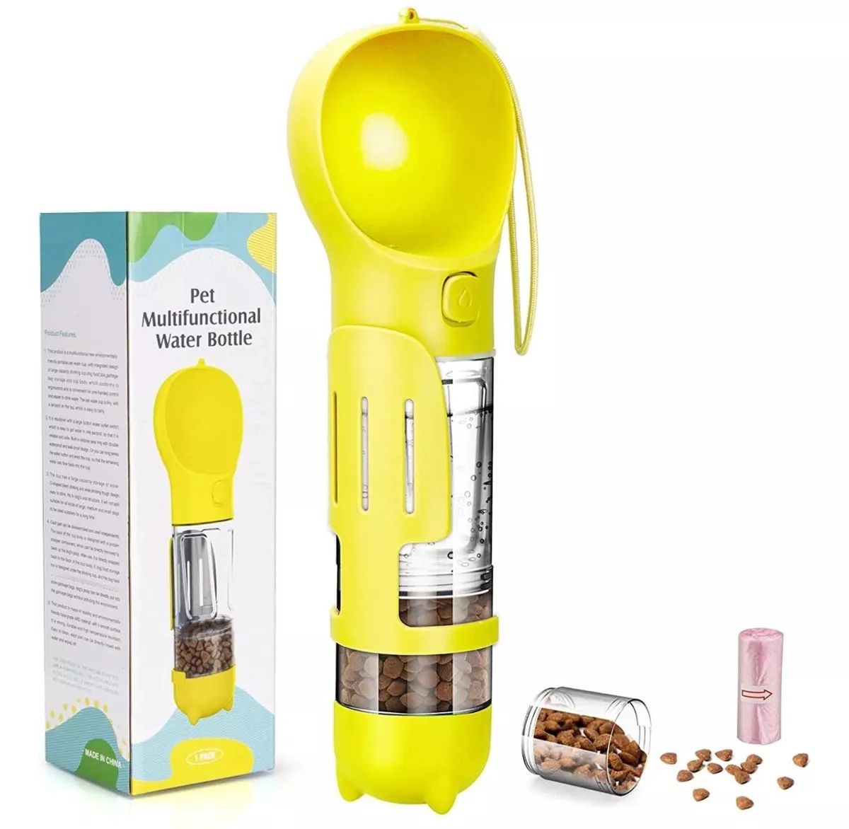 BOTELLA MULTIFUNCIONAL PARA MASCOTAS
