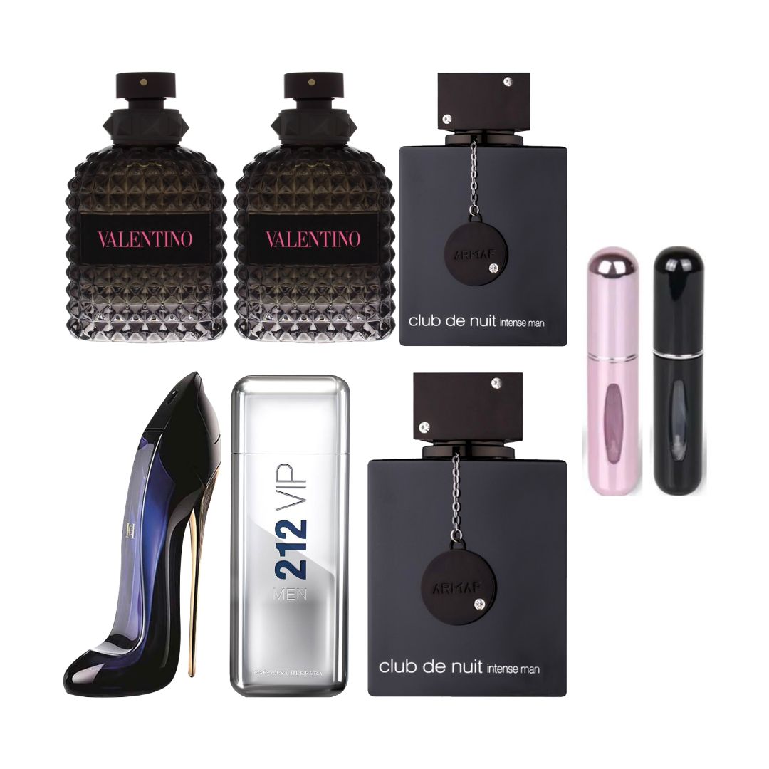 COMBO POR 6 PERFUMES + 2 PERFUMEROS