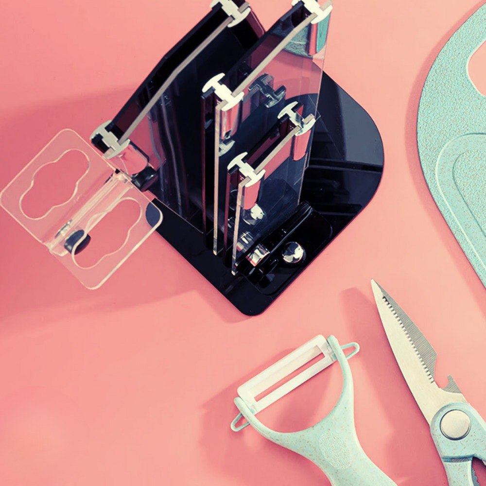 Miniatura 2 de Set X7 Utensilios Cuchillos Cocina Verde