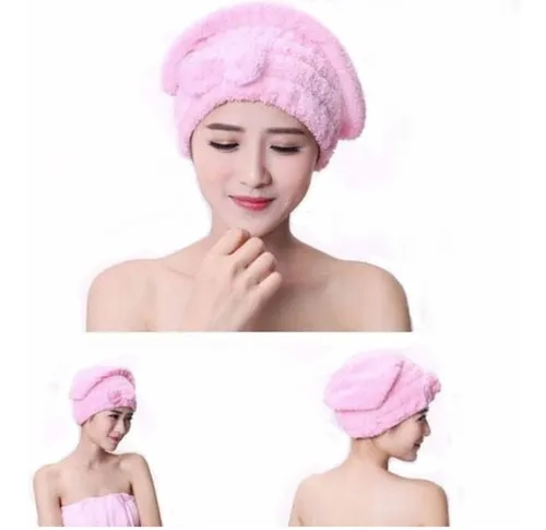 TOALLA GORRO TURBANTE MICROFIBRA