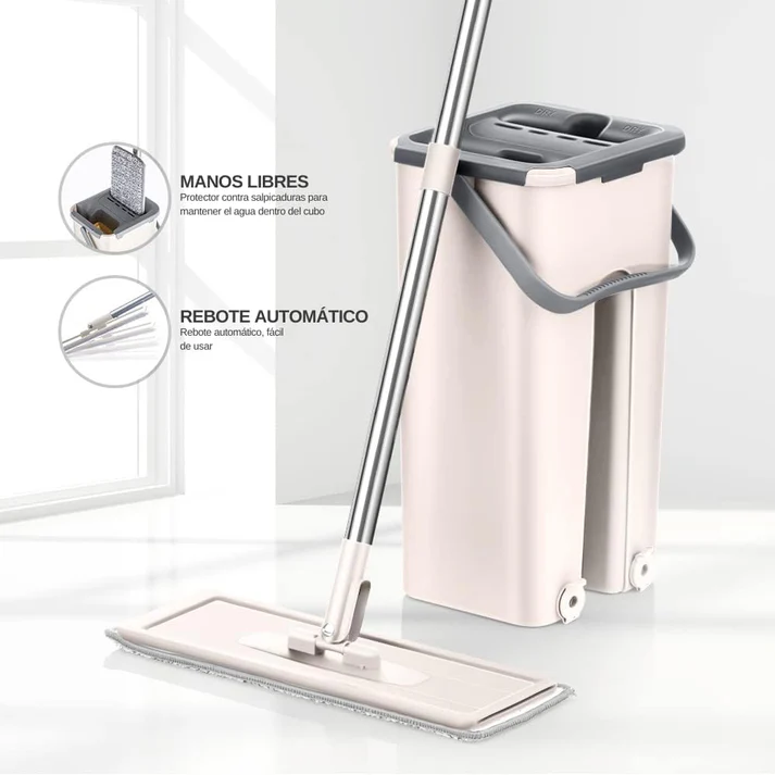 Miniatura 6 de Trapero Mopa plano con balde