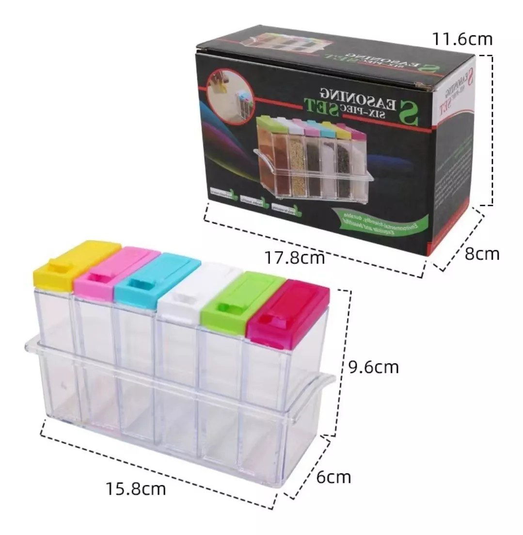 Miniatura 3 de SET X 6 RECIPIENTES HERMÉTICOS