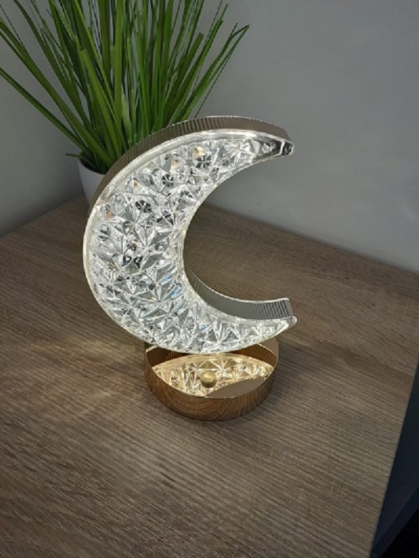 LAMPARA LED DE MESA ESTILO LUNA
