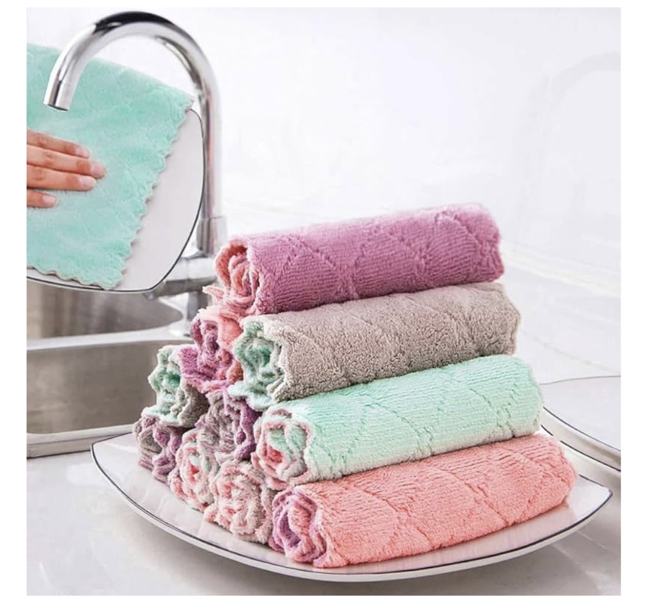 Miniatura 11 de PAÑOS TOALLAS COCINA SUPERABSORVENTE X10