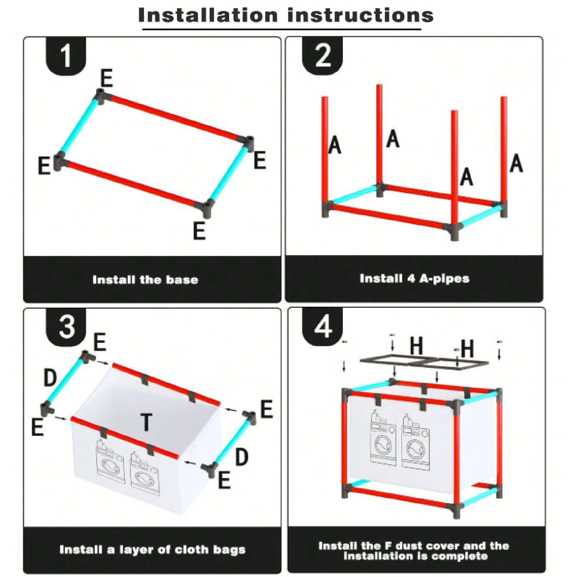 Miniatura 3 de Cesto Canasta Ropa Sucia Gran Capacidad