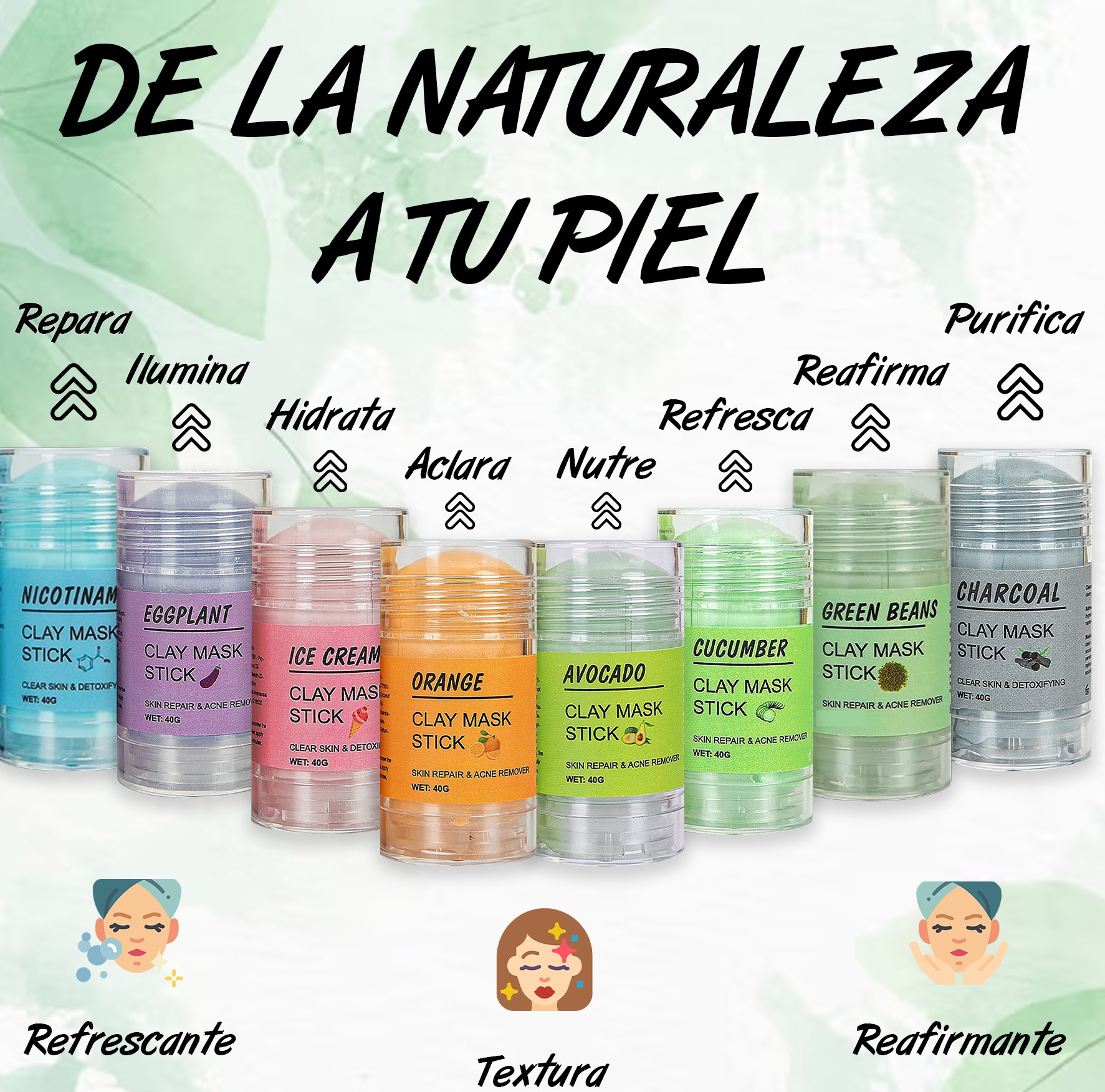 GREEN MASK PRESENTACION SURTIDA 40g