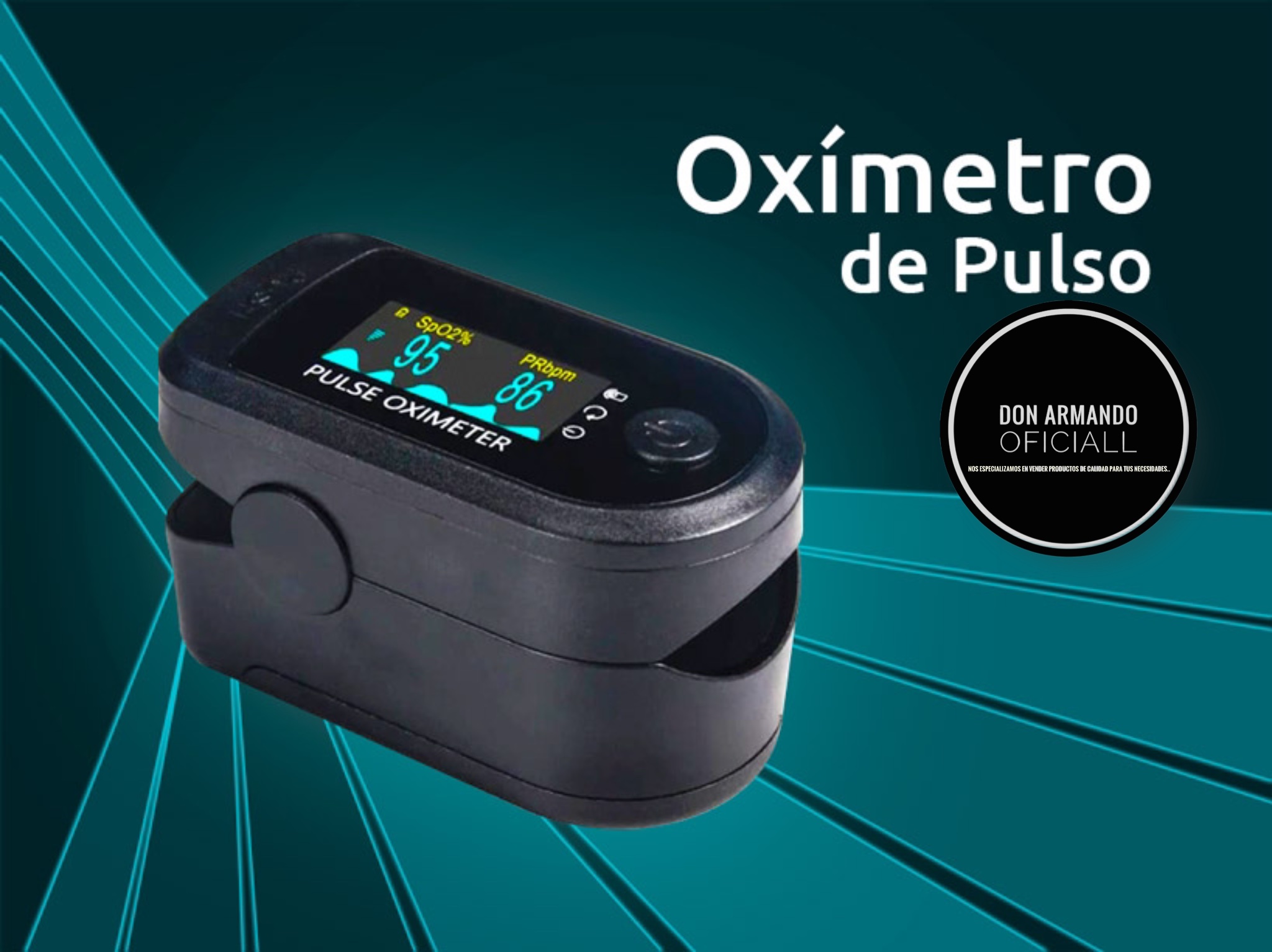 Oximetro de pulso x2 unidades