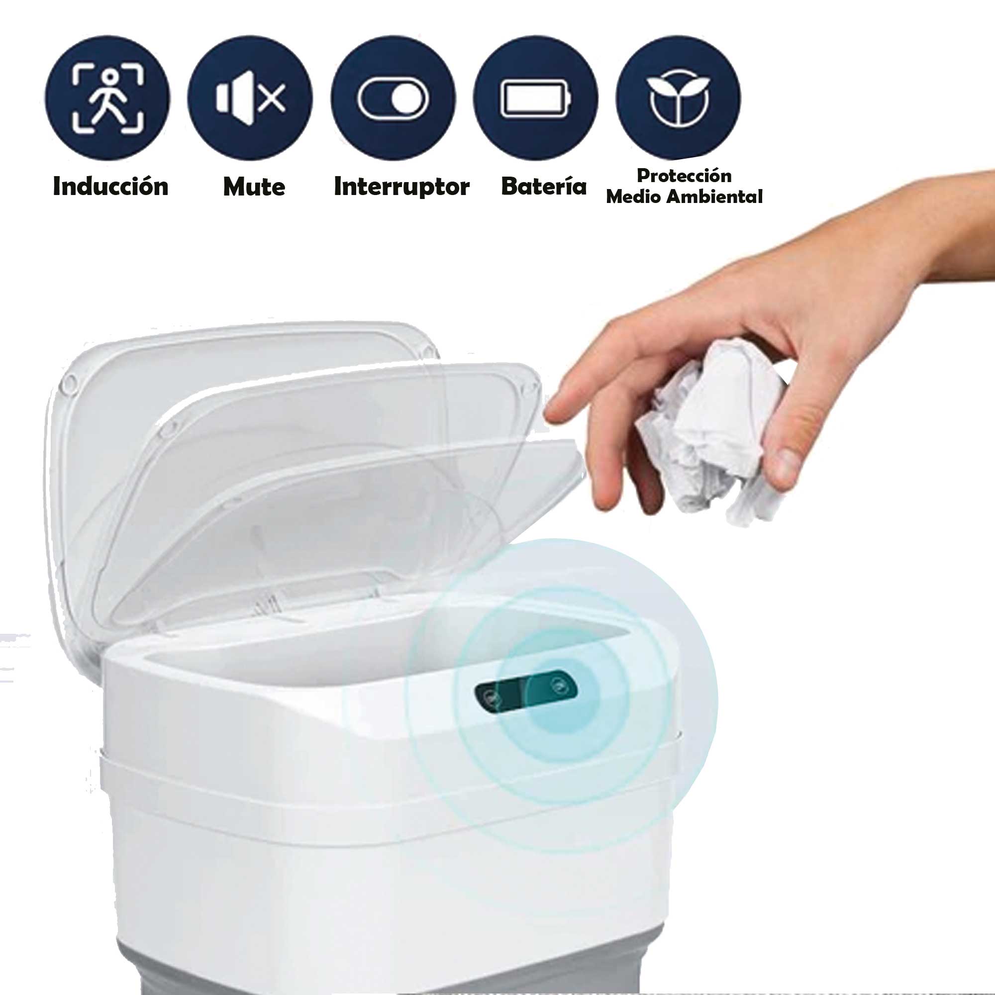 Miniatura 6 de Caneca plegable con apertura automática