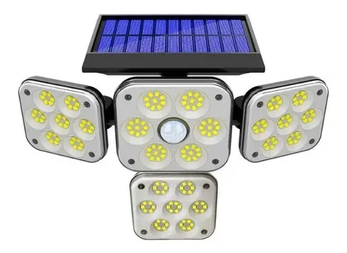 Lámpara Solar 3 Cabezas 192 Led
