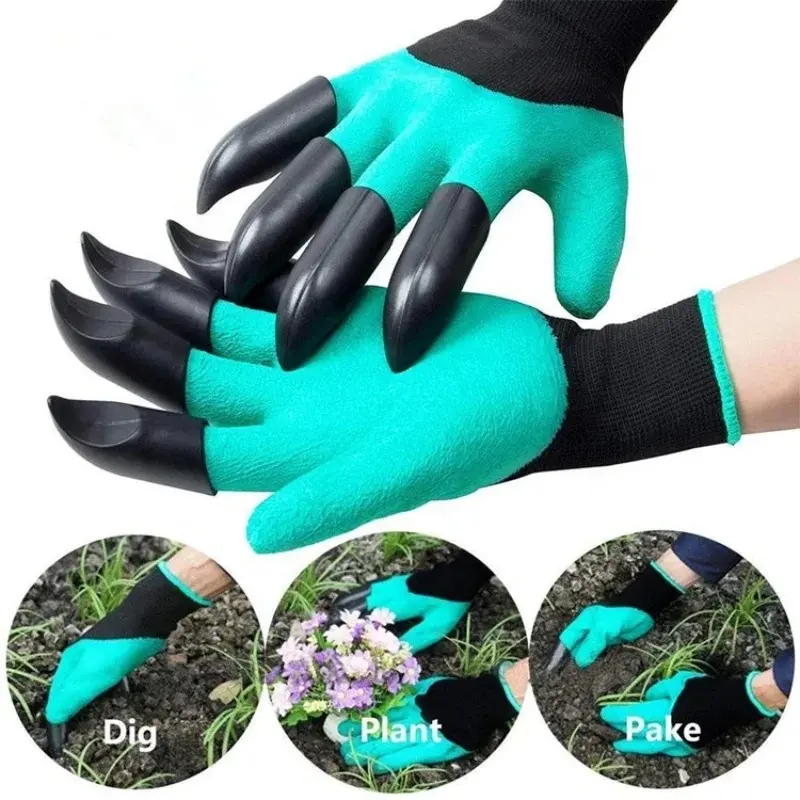 Vista 2 de GUANTES CON GARRA PARA JARDINERIA