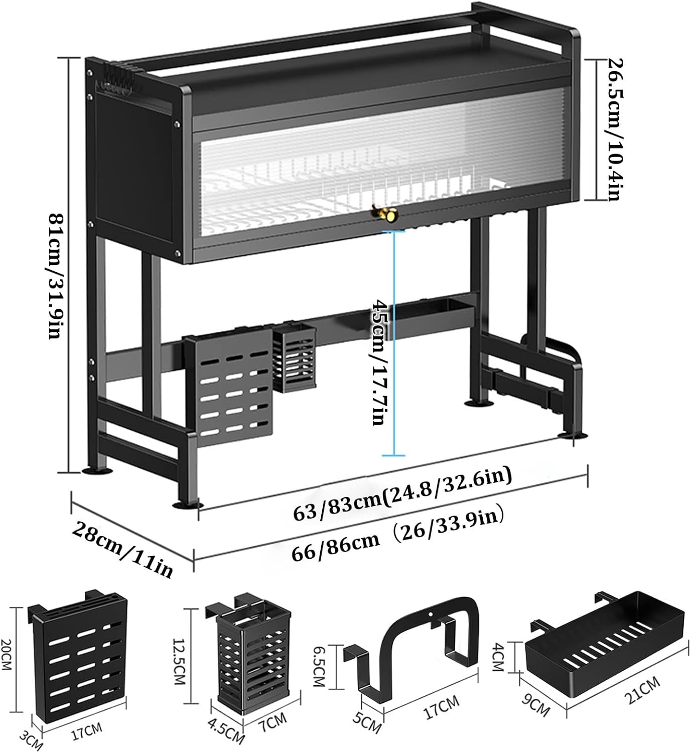 Miniatura 2 de ORGANIZADOR DE LOZA TAPA 85CM