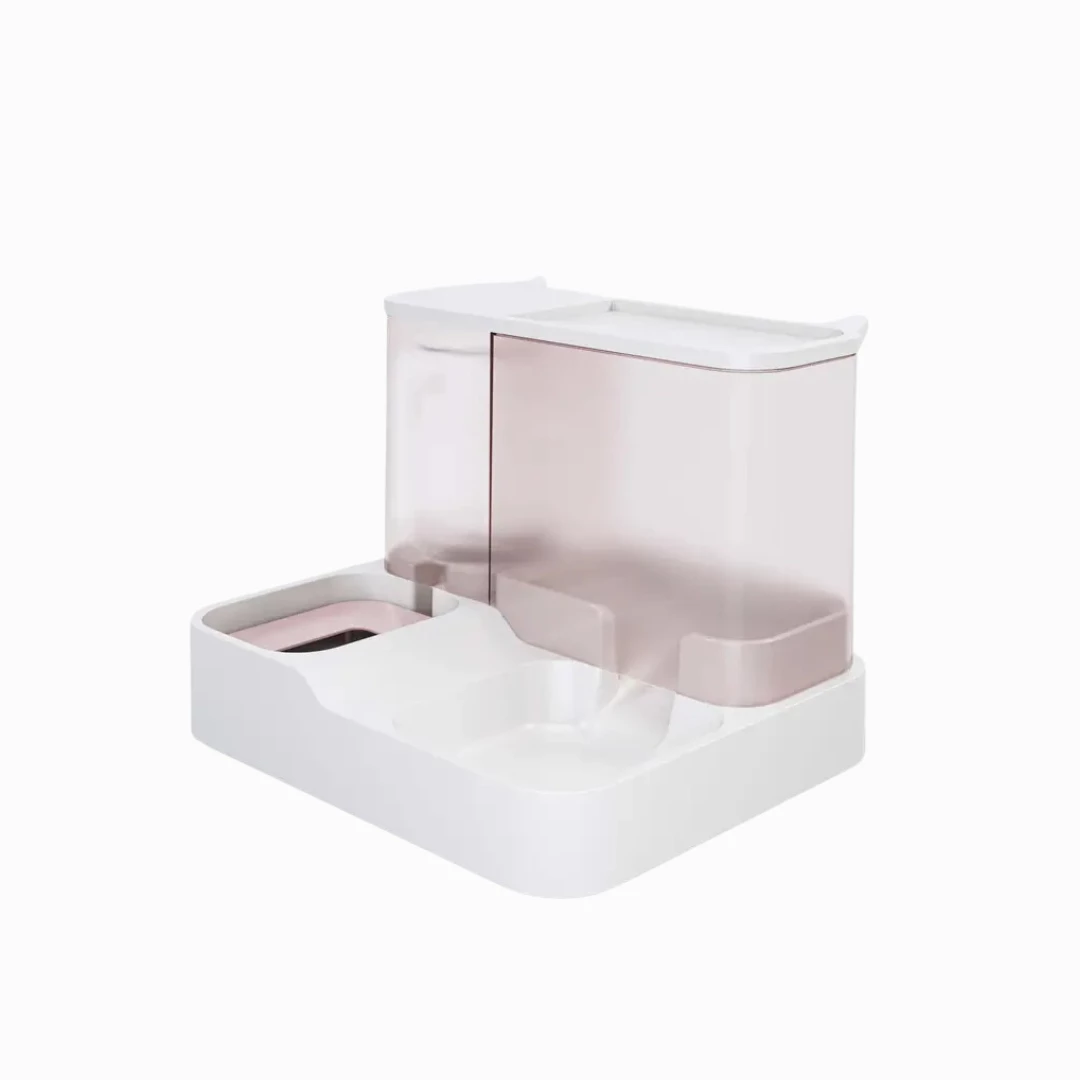 Dispensador 2 en 1 De Comida y Agua Masc