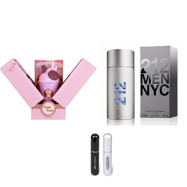 YUMYUMCOFRE+212MEN+2PERFUMEROS