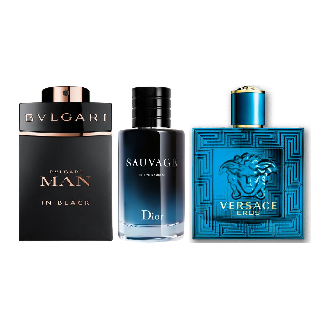 PERFUMES EROS+SAUVAGE+MANINBLACK