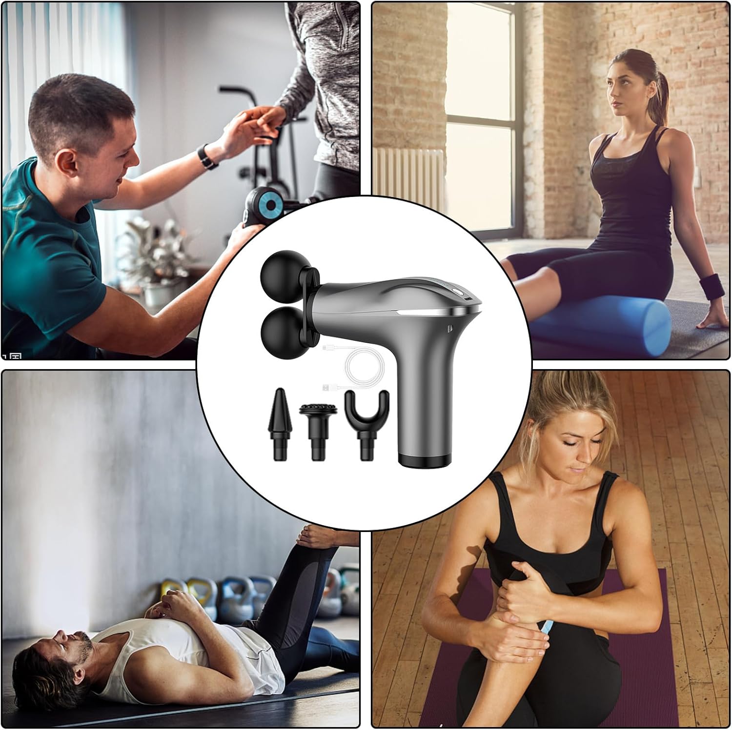 Pistola Masaje Profundo Masajeador Musc