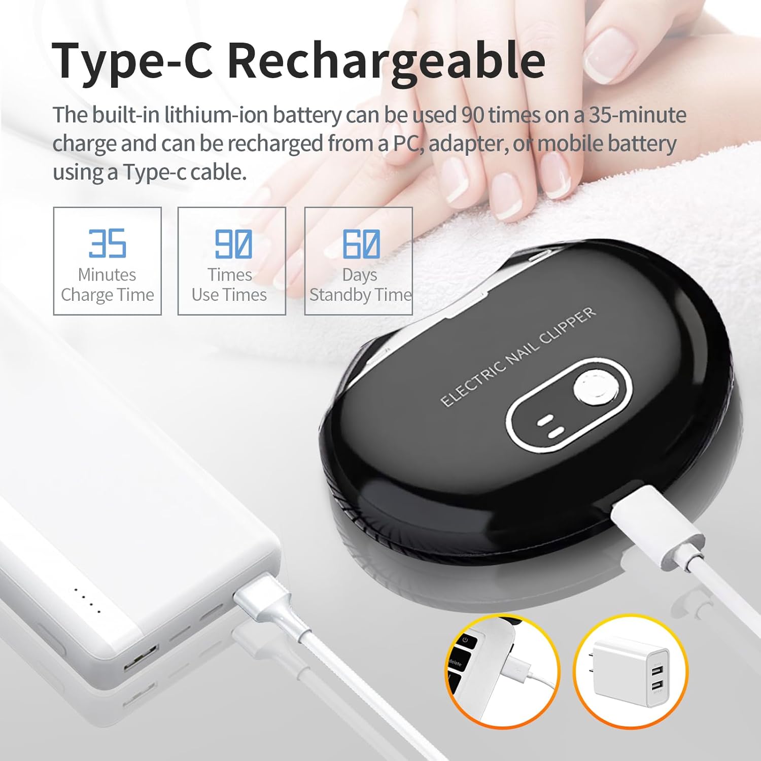 Miniatura 2 de CORTA UÑAS ELECTRICO