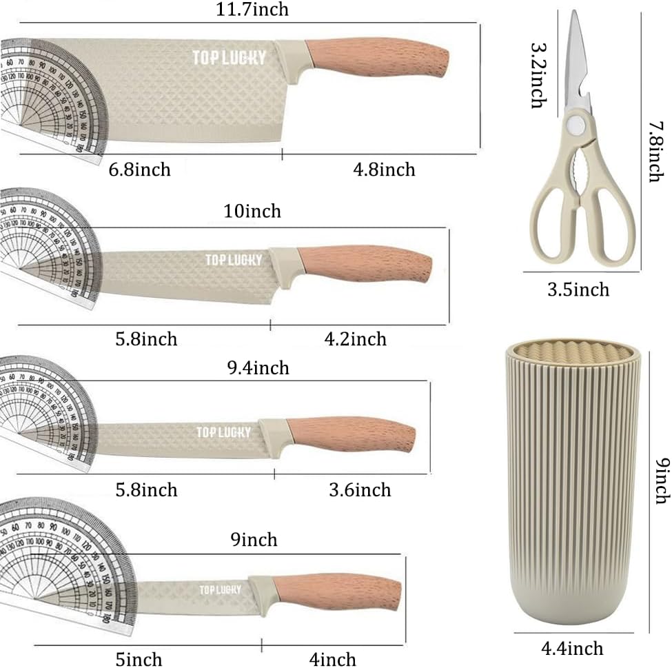 Juego De Cuchillos De Cocina X6 Piezas