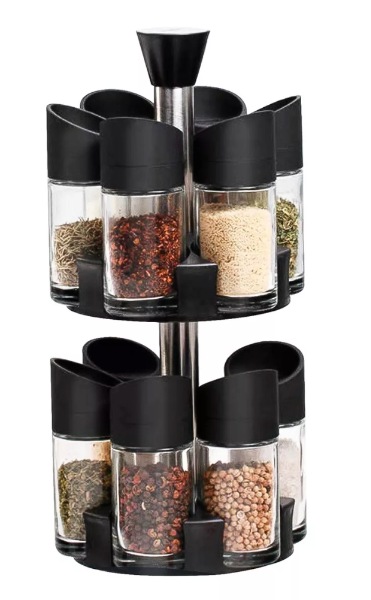 Miniatura 2 de Especiero 2 Niveles Set 12 Envases