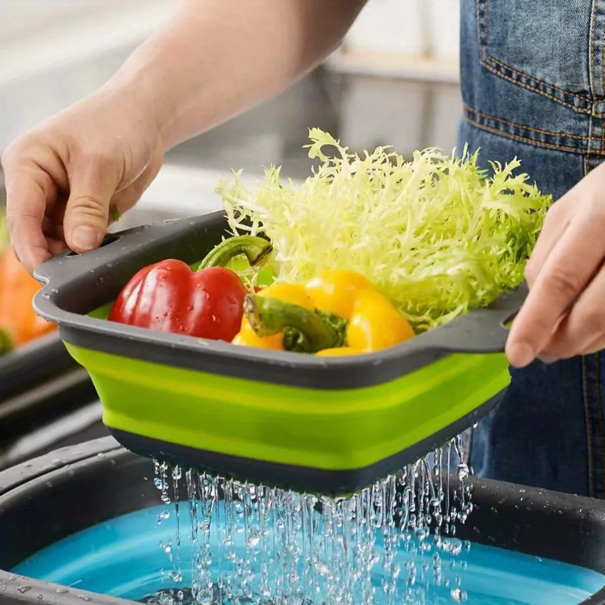 ESCURRIDOR SECADOR VERDURAS PLEGABLE