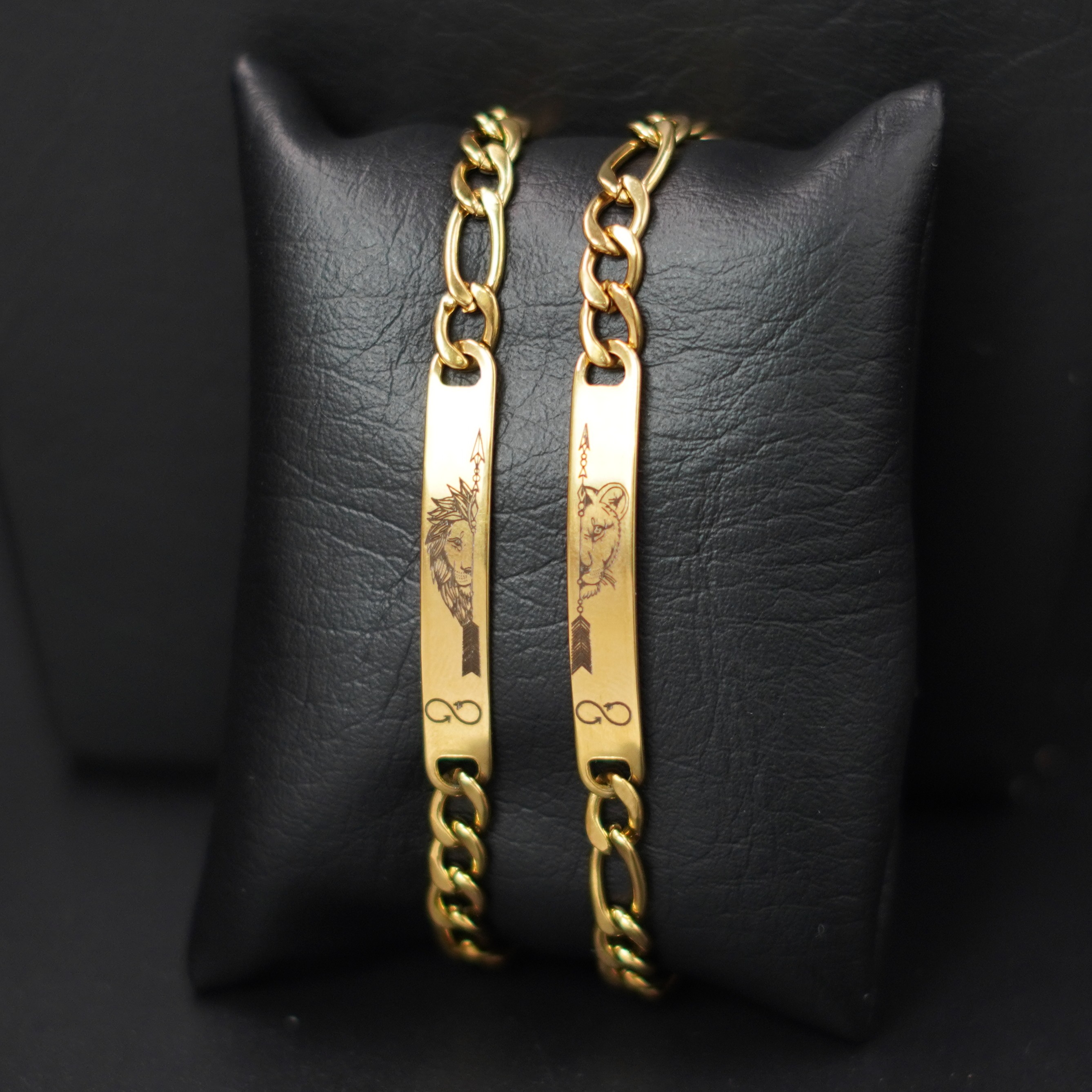 Miniatura 2 de PULSERAS DE PAREJA LEONES