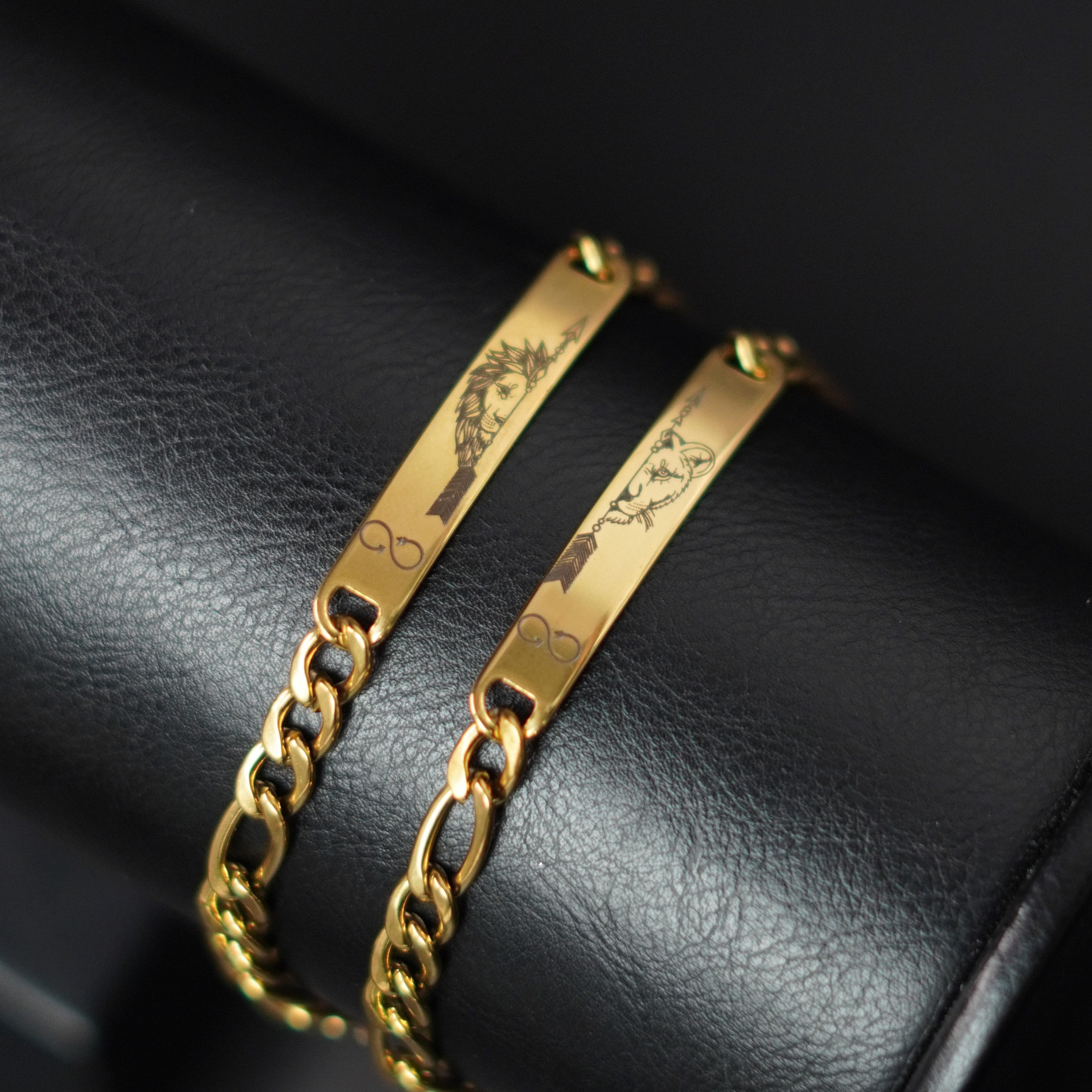 Miniatura 3 de PULSERAS DE PAREJA LEONES