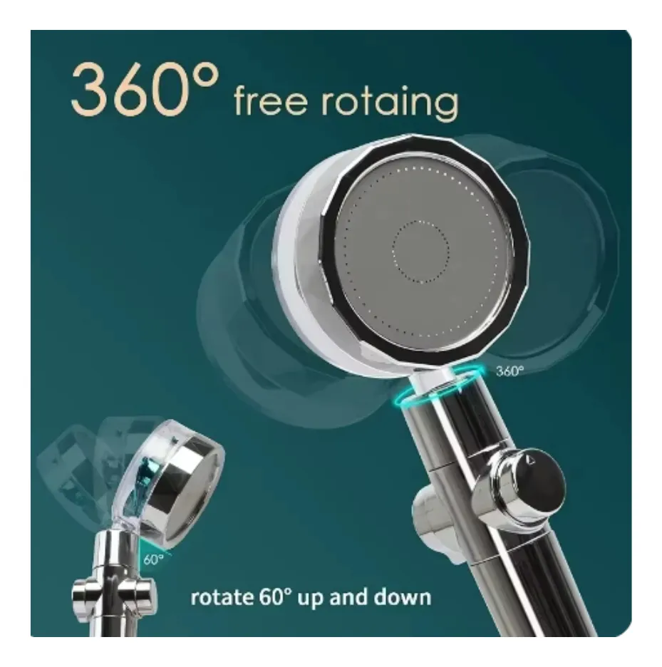 DUCHA DE MANGO TURBINA ESPIRAL