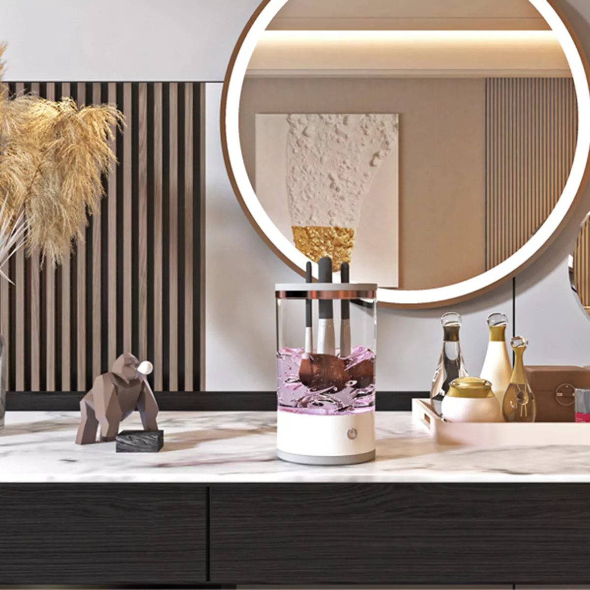 Miniatura 2 de LIMPIADOR BROCHAS MAQUILLAJE AUTOMÁTICA