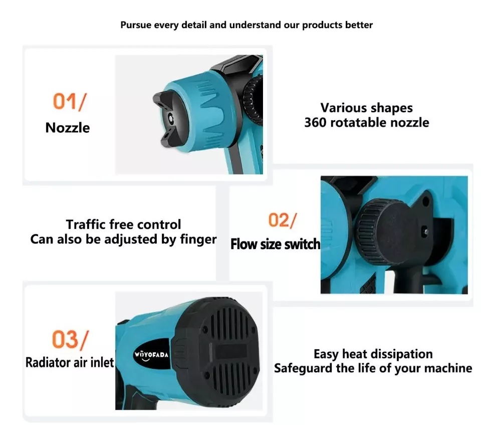 Miniatura 8 de Pistola Compresor Pulverizador