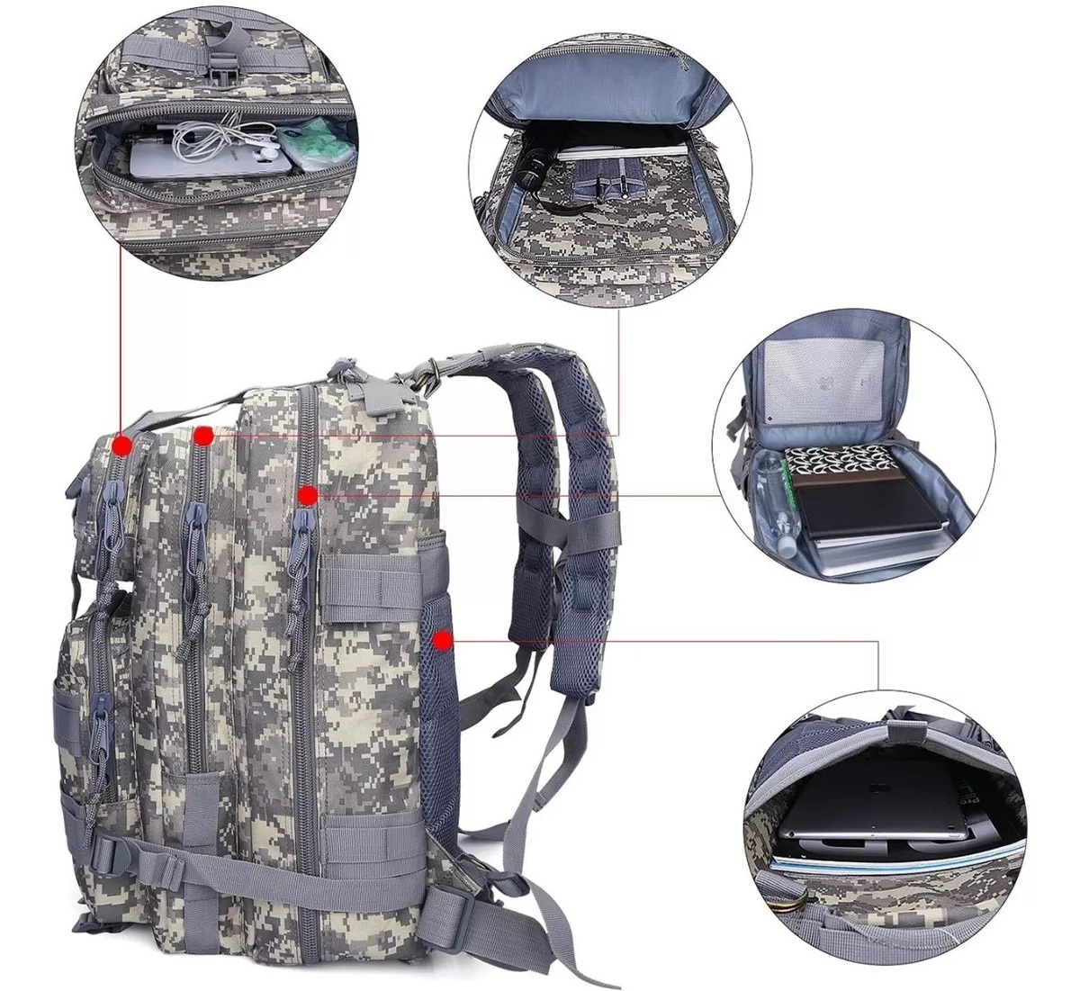 Miniatura 2 de Bolso Tactico Militar 30 Litros