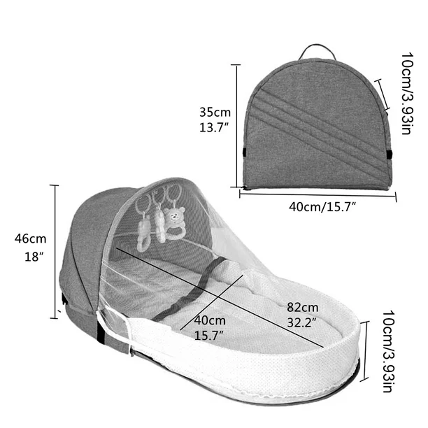 Miniatura 2 de Cuna Portátil Para Bebé