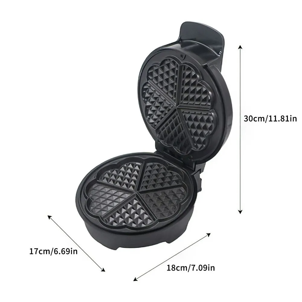 Waflera Eléctrica En Forma De Corazón