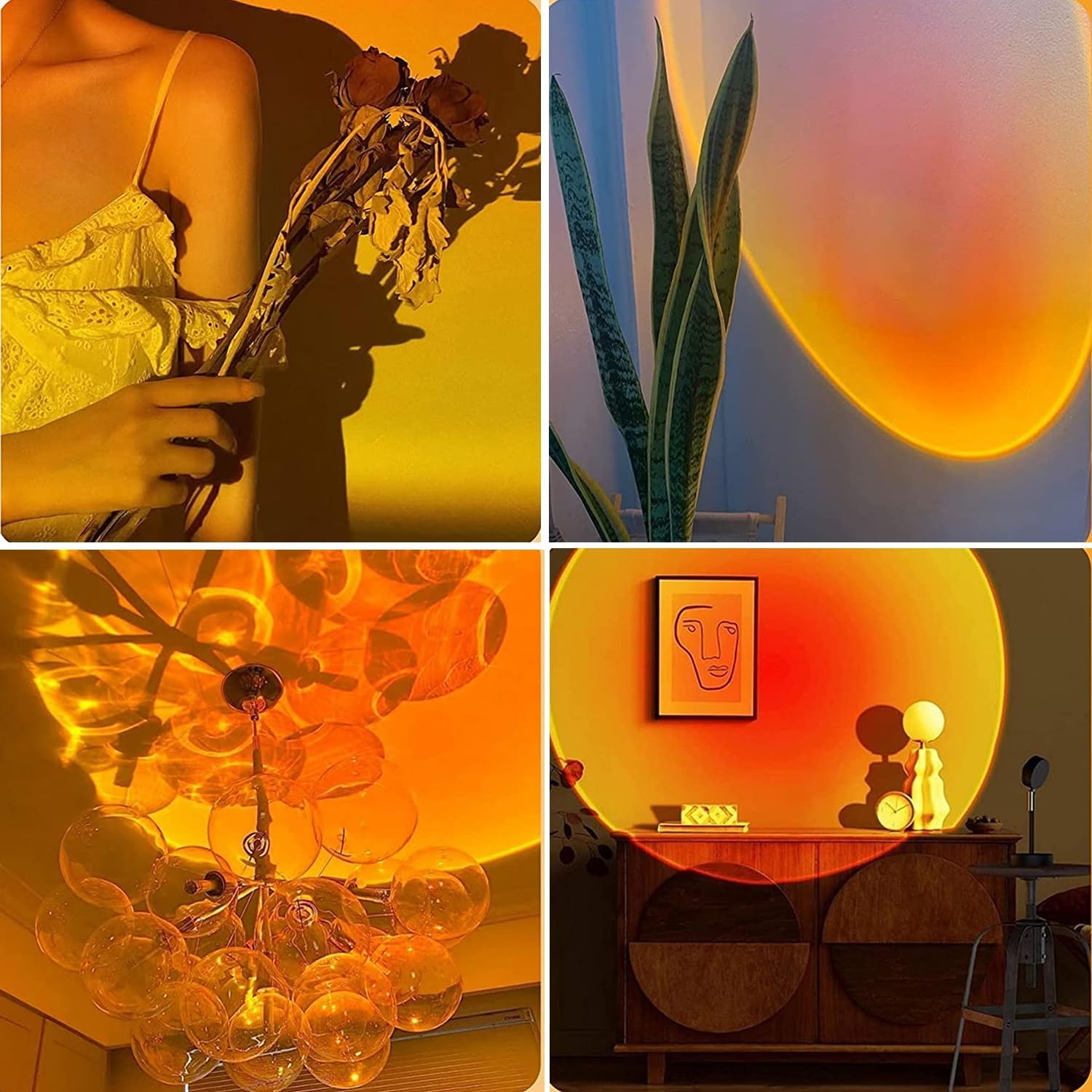 Miniatura 3 de Lampara tik tok efecto atardecer