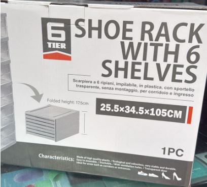 Miniatura 3 de Organizador RACK Zapatos de 6 niveles