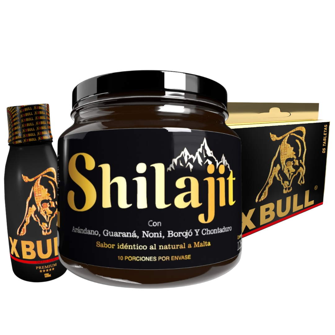 Shilajit Or XBull Jarabe120mL Xbull 5Tab